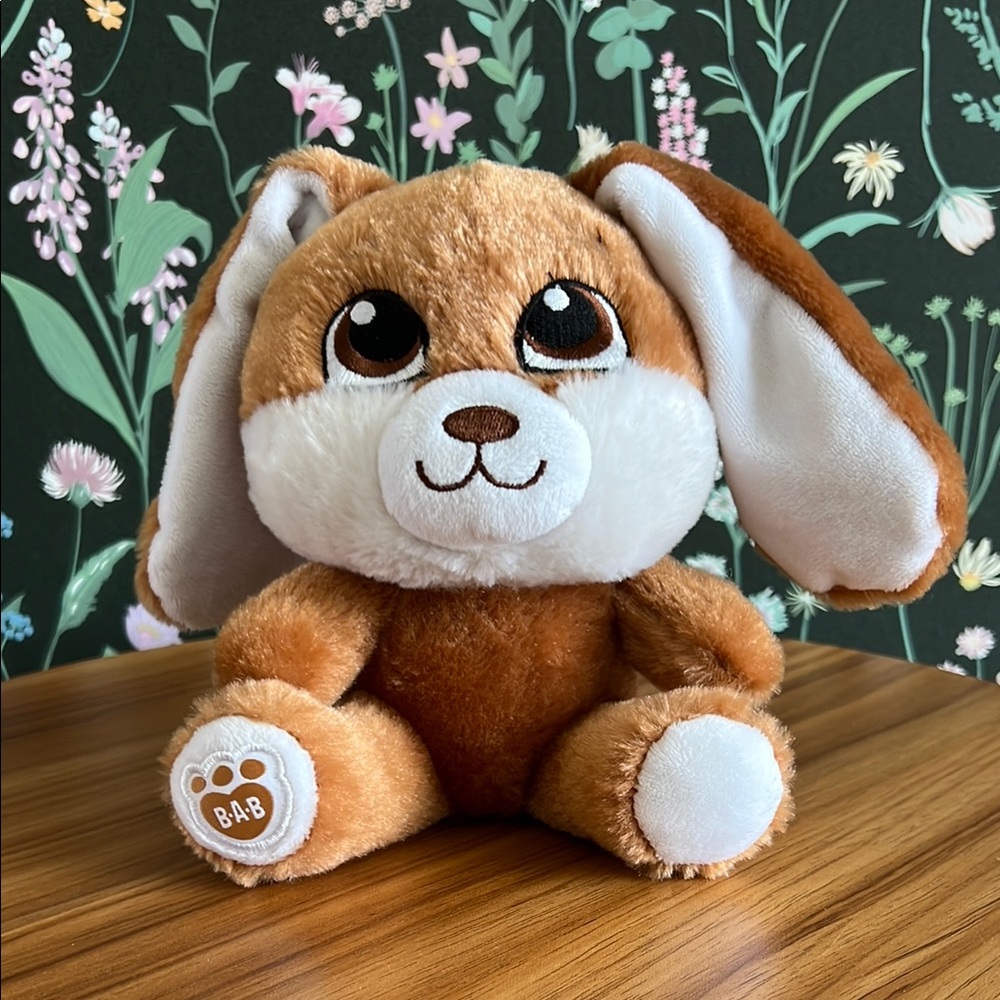 Build-A-Bear Buddies Brown Bunny plush LIKE NEW!! 2017 BAB